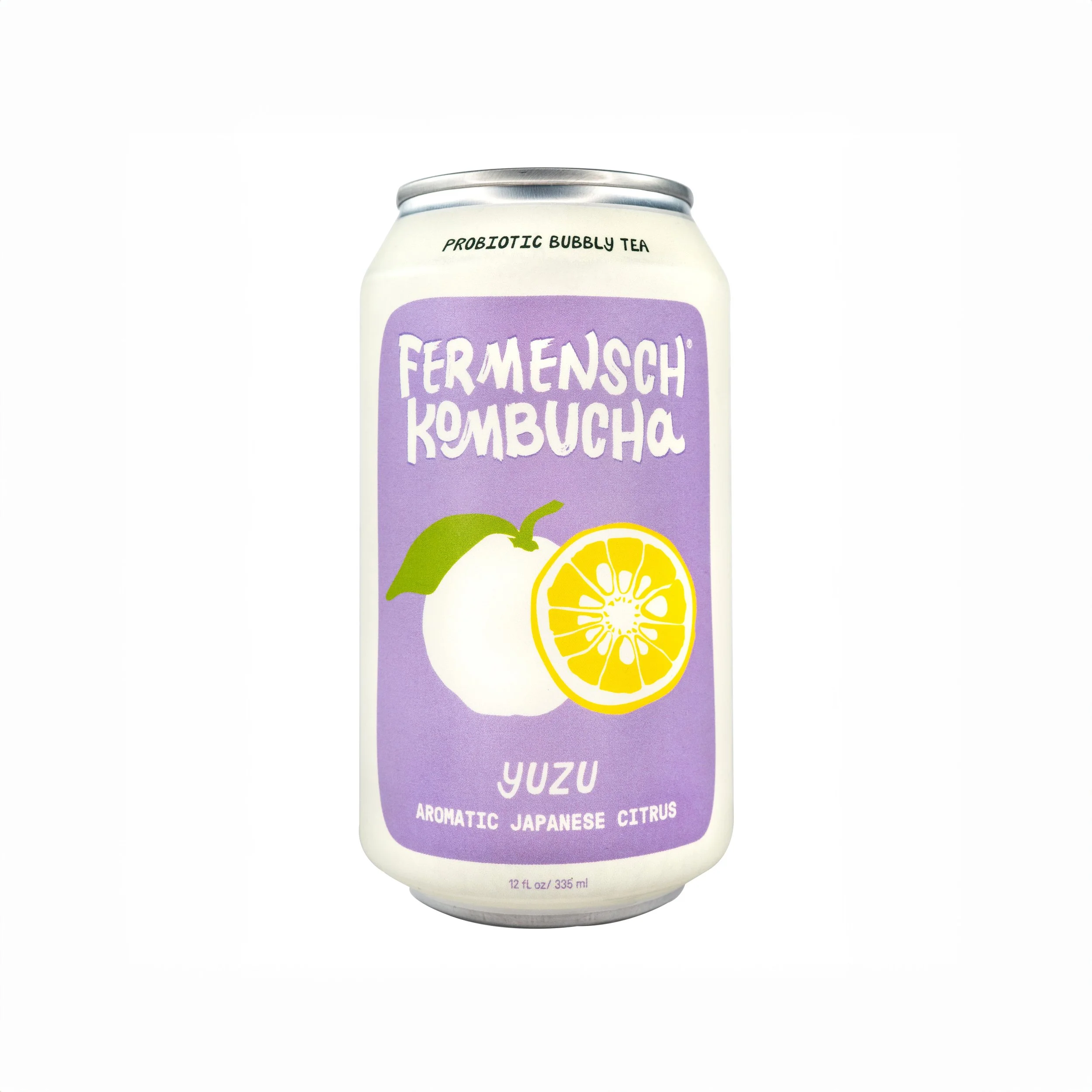 Yuzu* Kombucha 12-Pack — Fermensch Kombucha